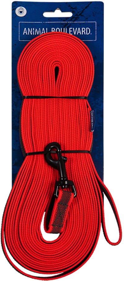 Animal Boulevard Ab32318 - Hals- En Leibanden - Hond - Ab Grip Speurlijn Rood-20mmx12m - Maat: 20mmx12m - 205659