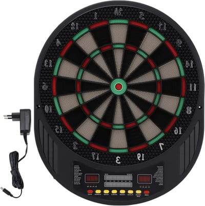 Elektronisch Dartbord - Digitaal Dartbord - Binnen Spelen - Automatisch Scoren - 56 x 48 x 5 cm - Zwart