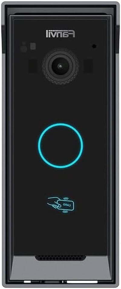 Video Intercom - IP Deurtelefoon - Toegangscontrole - RFID Kaartlezer - Compact Design - Zwart