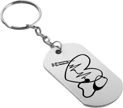 Akyol - dokter Sleutelhanger - Ziekenhuis - doctoren - verpleegkundige zuster - ziekenhuis - 2,5 x 2,5 CM