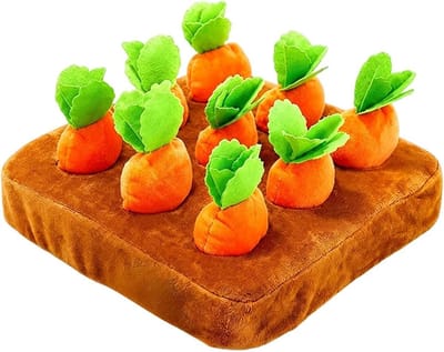 Hondensnuifmat - Snuffelspeelgoed - Mentale Stimulatie - Interactieve Puzzel - 22 x 22 cm - Multicolor