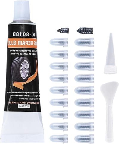 Band Reparatie Lijm - Punctie Kit - Auto Banden Herstellen - Snelle Uitharding - 30ml - Transparant