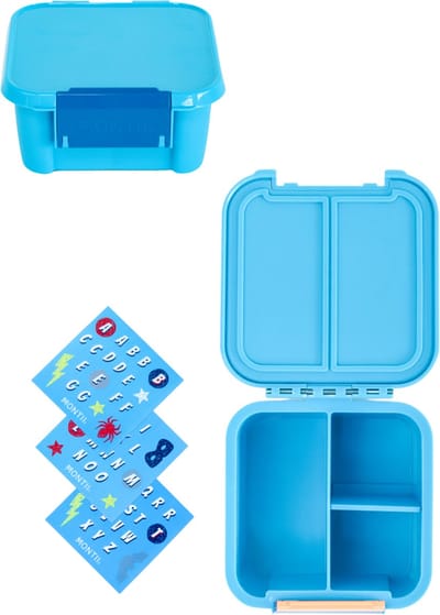 MontiiCo Bento Two Snackbox Coastal/Superhero
