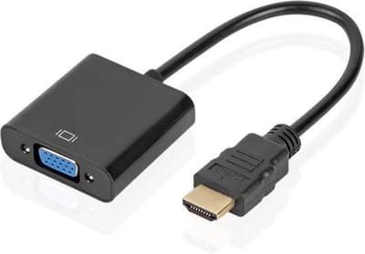 *** HDMI naar VGA Adapter Kabel 1080P Full HD -  HDMI to VGA  - Male naar Female 1080P  -  Heble® ***