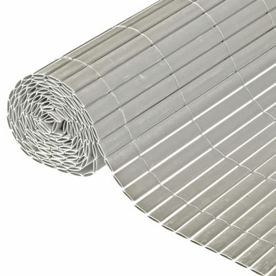 Nature - Tuinscherm - dubbelzijdig - 1.5 x 3m - PVC - wit - zeer goede afscherming