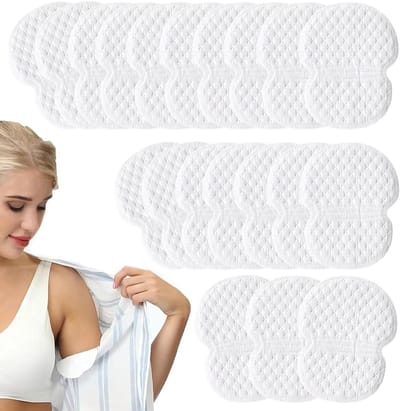 40 Stuks Okselpleisters - Underarm Sweat Patches - Wegwerp Absorberende Pads - Tegen Zweetvlekken - Voor Mannen & Vrouwen - Beige - 10x15cm