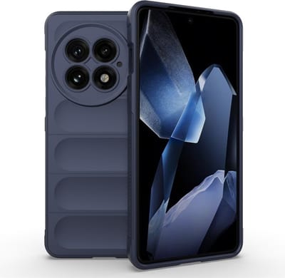 Coverup Hoesje - Geschikt voor OnePlus 13 Hoesje - Coverup Hands-On Rugged Back Cover - Donkerblauw