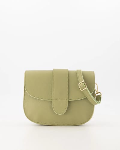 Tas- groen -leer -crossbody -nieuwe voorjaarskleur 2026