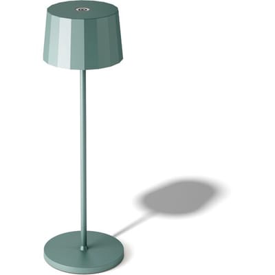 KS Verlichting - Lido - Tafellamp - Aluminium - Modern - Oplaadbaar - Groen