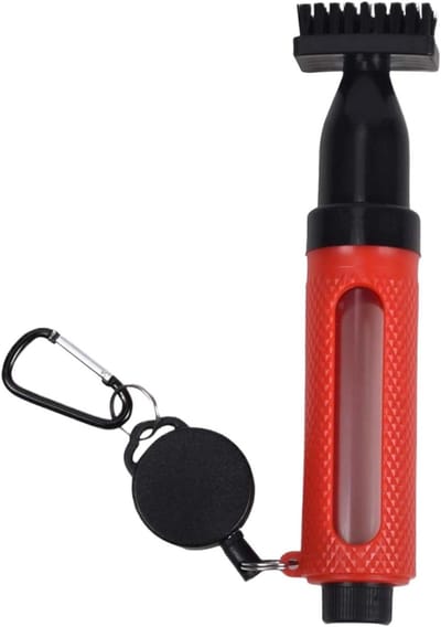 Golf Club Borstel - Golf Stick Wasgereedschap - Golfclubs Schoonmaken - Ingebouwd Watersysteem - 25 x 9 x 6 cm