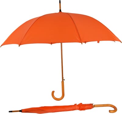 Paraplu 2 stuks - Set van 2 Oranje Automatische Paraplu's - Windbestendig - Ideaal voor Koningsdag - Volwassenen - Diameter 102cm