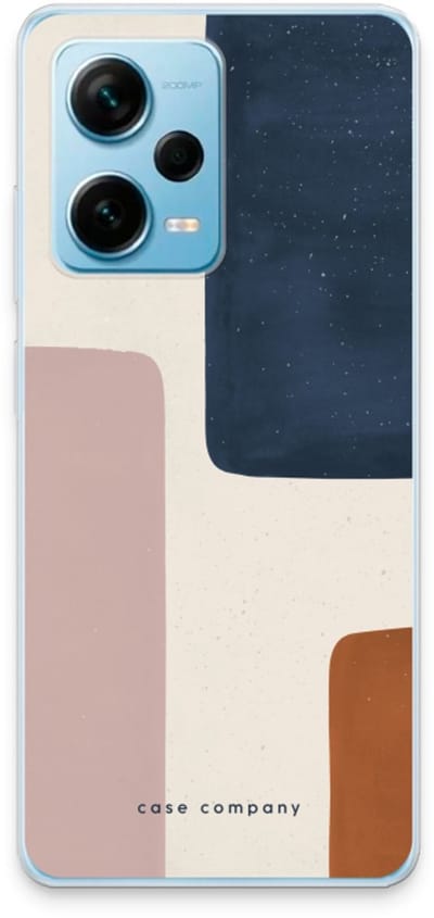Case Company® - Hoesje geschikt voor Xiaomi Redmi Note 12 Pro Plus hoesje - Geo #5 - Soft Cover Telefoonhoesje - Bescherming aan alle Kanten en Schermrand
