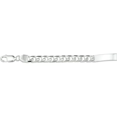 Graveerarmband Gourmette Plaat 6,0 Mm