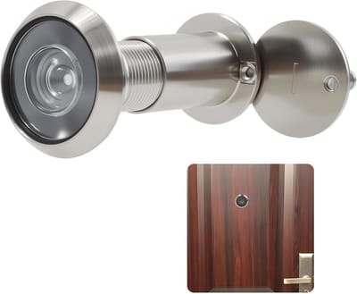 Groothoek Deurspion met Privacydeksel - 200° Optische Glazen Lens voor Deuren van 35-60 mm