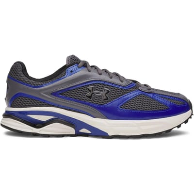 Under Armour HOVR Apparition Low-sportschoenen voor kinderen (Grijs/Blauw)