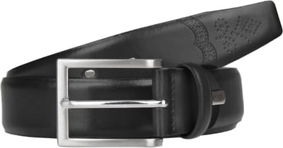 LLOYD Leren Riem Leather Belt W80 Black Zwart