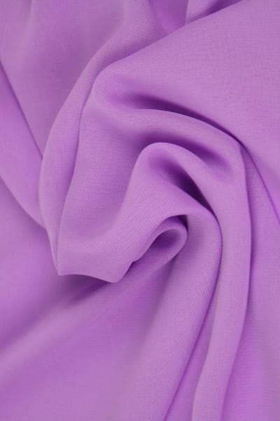 Chiffon stof - Lila - 15 meter