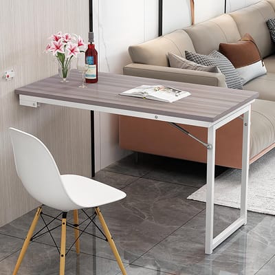 Klaptafel - Wandtafel Bureau - Ruimtebesparend Werken - Eenvoudige Montage - Tot 120 cm