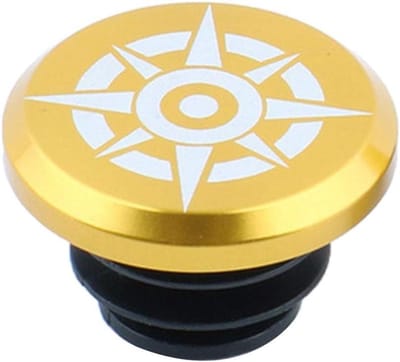 Stuur Bar End Plugs - Fietsgreep Doppen - Fiets Beschermen - Legering Materiaal - 15.8-19.5mm - Goud