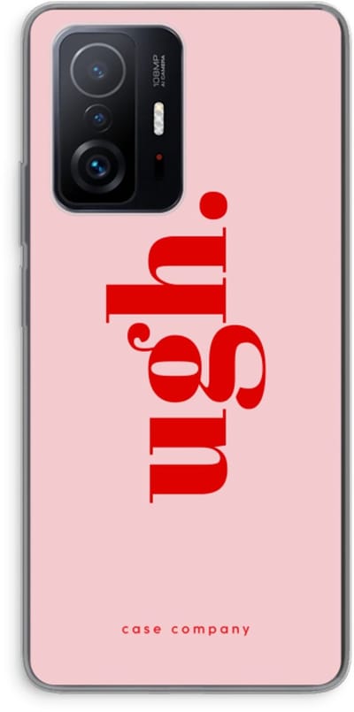 Case Company® - Hoesje geschikt voor Xiaomi 11T hoesje - Ugh - Soft Cover Telefoonhoesje - Bescherming aan alle Kanten en Schermrand