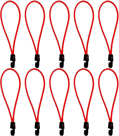 Bagagetafel Elastisch - Spanband Met Haak - Bagage Vastzetten - Verstelbare Lengte - Tot 1.5 Meter - Zwart