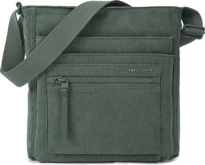 Hedgren Schoudertas Inner City Orva Crossover RFID Corduroy Duck Green Donkergroen