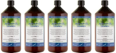 Bodylotion Dennen 1 Liter - set van 5 stuks - Voordeelverpakking