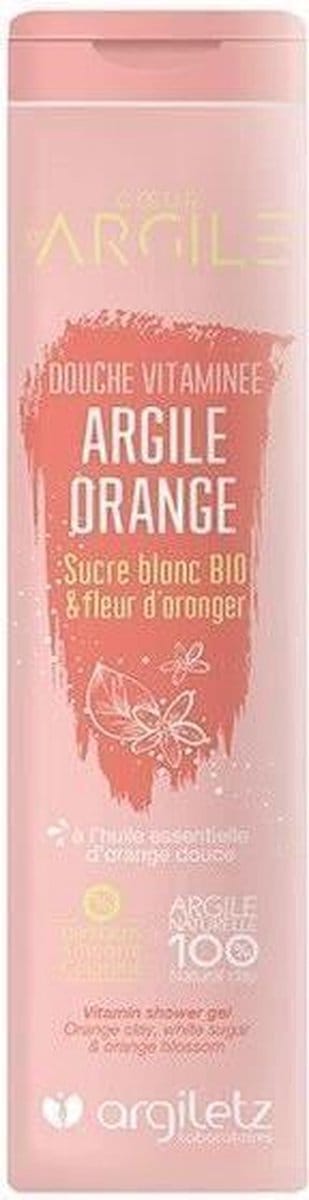 Argiletz Orange klei douche met oranjebloesem 250ml