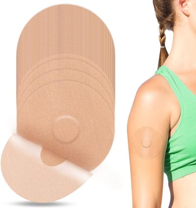 40 Stuks Waterdichte Patches voor Freestyle Libre 3 Sensor, Duurzame en Eenvoudig te Gebruiken Plakbandjes, Ideaal voor Actieve Levensstijl en Bescherming tegen Water