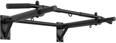 Ploutos® Pull Up Bar - Wandmontage Optrekstang - Thuis Fitness Trainingsstang - Zwart - 36cm x 1cm x 8cm