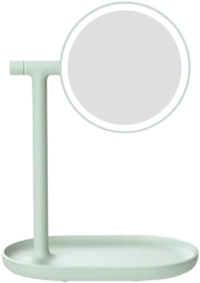Make-up Spiegel - Verlichte Spiegel - Dagelijkse Verzorging - Dubbelzijdig HD - 24 cm Hoog - Groen