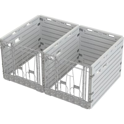 Zelfdragende modulaire kuitbox met twee etages Kerbl