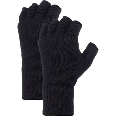 Heat Holders - Vingerloze herenhandschoenen thermisch fleecevoering 2 paar