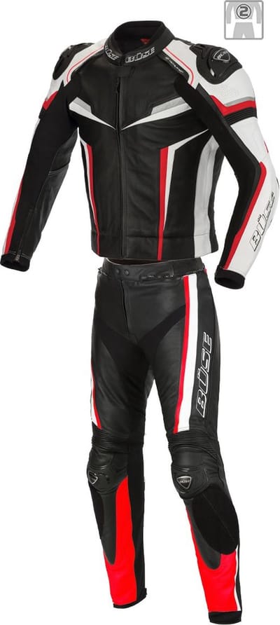 Büse Mille Zwart Rood 2-Delig Motorpak - Racepak