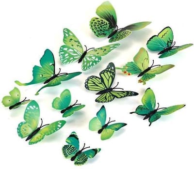 New Age Devi - Kleurrijke 3D Vlinders - Prachtige Muurdecoratie voor de Kinderkamer