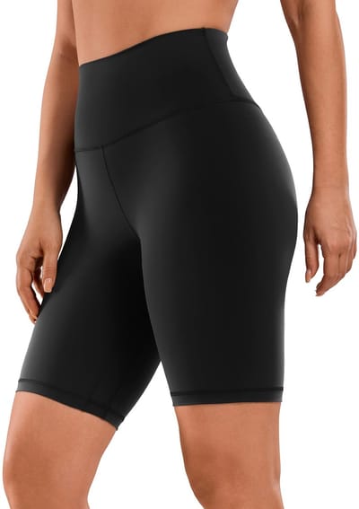 Dailygoody - Bikershort Dames - Hoge Taille - Zacht en Lichtgewicht - 8 Inch Hoog - Zweetafvoerend - Perfect voor Yogatraining en Running