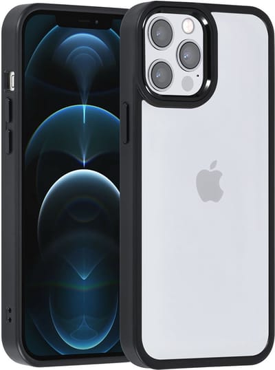 UNIQ Accessory iPhone 12 Pro Max Backcover hoesje - Zwart