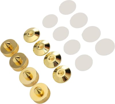 Luidspreker Spike Pad Kit - Vloerbeschermers Audio - Schokabsorptie Geluid - Zinklegering Puur Koper - 4 Stuks - Zilver