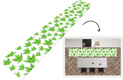 Keukenloper - Loper keuken - Aloë Vera - Patronen - Planten - 300x50 cm - Keukenloper vinyl