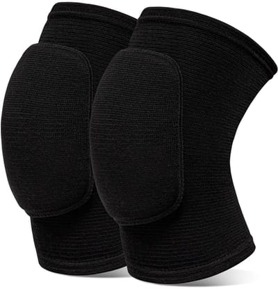 Kniebandage - Kniebeschermers - Sport en Dans - Verdikt Spons Kussen - 55-90 kg - Zwart