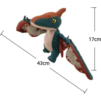 Dinosaurus Pluche Speelgoed Gesimuleerde Pterosaurus Knuffelpop Draak Speelgoed Hobby's Verzameling Woondecoratie Speelgoed Kinderspeelgoed Verjaardagscadeaus black