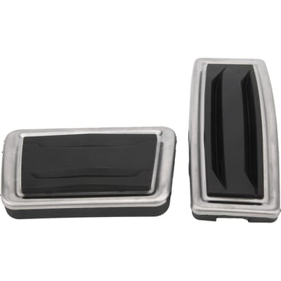 2 stuks Gas- en Rempedalen Voetsteun Aluminiumlegering Modificatie Vervanging voor Cadillac XT5 gray