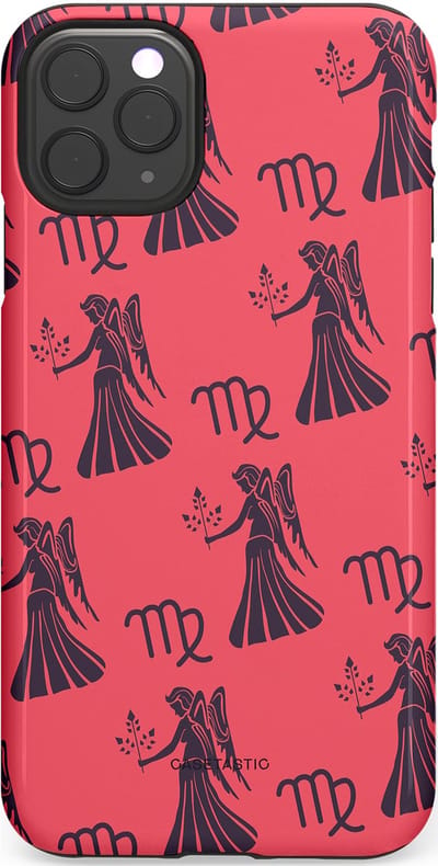 Casetastic Hoesje Geschikt voor Apple iPhone 11 Pro Max - Stijlvolle Beschermende Duo-layer Case - Zodiak maagd