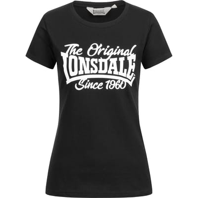 Lonsdale Damen T-Shirt Birdgemere T-Shirt Black-XS