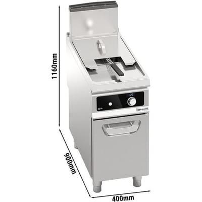 GGM Gastro Gas Fritteuse - 18 Liter - 14 kW - Indirekte Beheizung - Bflex Digital