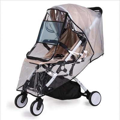 Regenhoes Kinderwagen - Regenhoes Buggy Universeel met ventilatie opening - Universele Regenkap - Regenhoes Buggy Universeel - Regenhoes Kinderwagen Universee - EVA Regenhoes - groot(95*58*46*95cm)