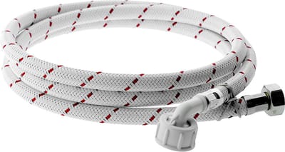 Nylon aanvoerslang 2m wit