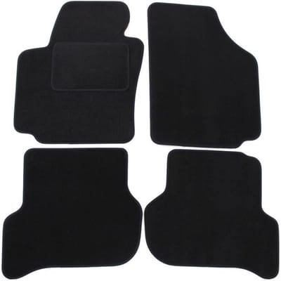 Vloermatten - Op Maat - Seat Altea 2004-2015 - Zwart Velours - Antislip - Versterkt Pedaal