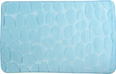 MSV Badmat met Antislip Onderzijde – Zachte Absorberend Badkamer Mat voor na het Douchen – Badmatten met Kiezelsteendesign