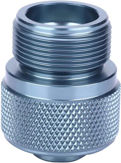 Gas Tank Adapter - LPG Converter - Outdoor Koken - Lichtgewicht Ontwerp - 3.3cm Hoog - Zilver
